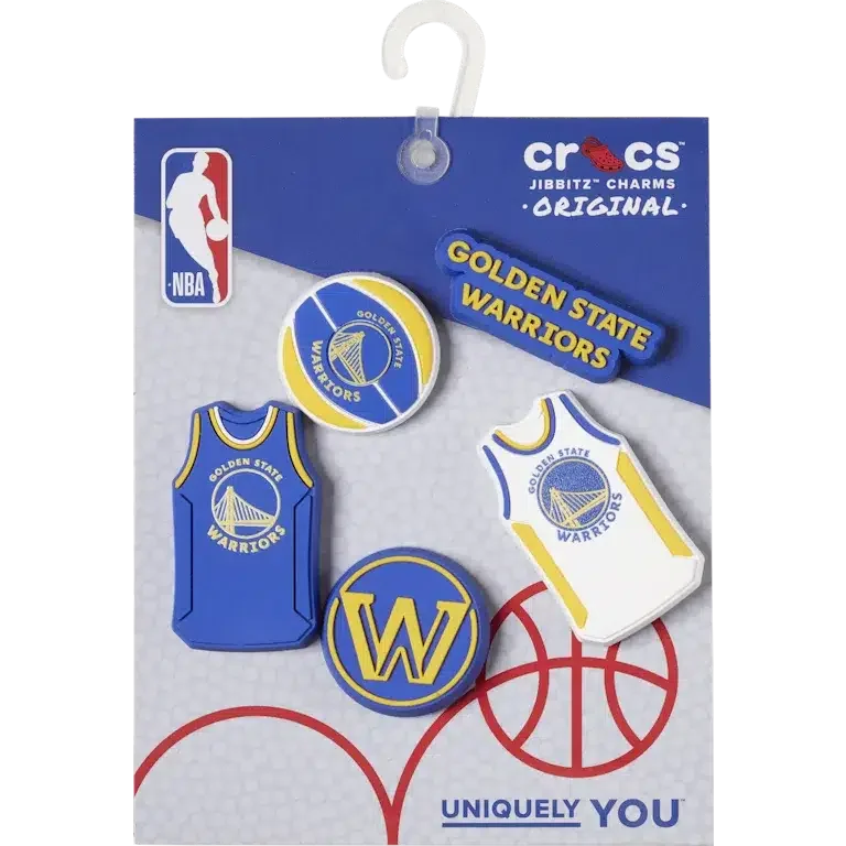 Set de 5 brelocuri Jibbitz™ NBA Golden State Warriors Set de 5 brelocuri Jibbitz™ NBA Golden State Warriors