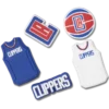 Set de 5 brelocuri Jibbitz™ NBA Los Angeles Clippers Set de 5 brelocuri Jibbitz™ NBA Los Angeles Clippers
