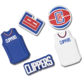 Set de 5 brelocuri Jibbitz™ NBA Los Angeles Clippers Set de 5 brelocuri Jibbitz™ NBA Los Angeles Clippers