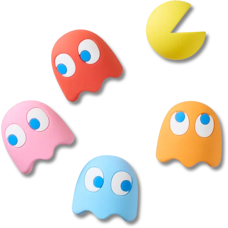Set de 5 brelocuri Jibbitz™ Pacman II Set de 5 brelocuri Jibbitz™ Pacman II