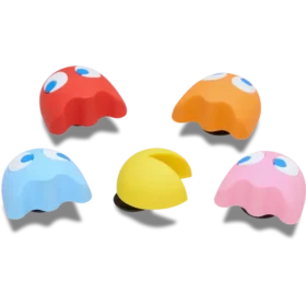 Set de 5 brelocuri Jibbitz™ Pacman II