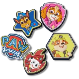 Set de 5 brelocuri Jibbitz™ Paw Patrol
