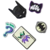 Set de 5 brelocuri Jibbitz™ pentru încălțăminte cu Batman Set de 5 brelocuri Jibbitz™ pentru încălțăminte cu Batman