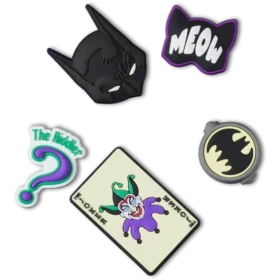 Set de 5 brelocuri Jibbitz™ pentru încălțăminte cu Batman