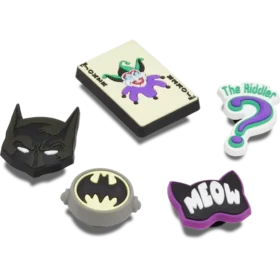 Set de 5 brelocuri Jibbitz™ pentru încălțăminte cu Batman