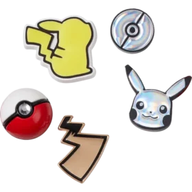 Set de 5 brelocuri Jibbitz™ pentru încălțăminte cu motiv Pokemon