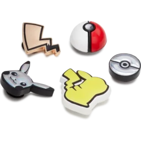 Set de 5 brelocuri Jibbitz™ pentru încălțăminte cu motiv Pokemon