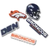 Set de 5 brelocuri Jibbitz™ pentru încălțăminte cu tema Denver Broncos din NFL Set de 5 brelocuri Jibbitz™ pentru încălțăminte cu tema Denver Broncos din NFL