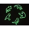 Set de 5 brelocuri Jibbitz pentru încălțăminte „Dino” care strălucesc în întuneric Set de 5 brelocuri Jibbitz pentru încălțăminte „Dino” care strălucesc în întuneric