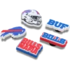 Set de 5 brelocuri Jibbitz™ pentru încălțăminte Nfl Buffalo Bills Set de 5 brelocuri Jibbitz™ pentru încălțăminte Nfl Buffalo Bills