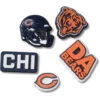 Set de 5 brelocuri Jibbitz pentru încălțăminte Nfl Chicago Bears Set de 5 brelocuri Jibbitz pentru încălțăminte Nfl Chicago Bears