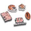Set de 5 brelocuri Jibbitz™ pentru încălțăminte Nfl Cincinnati Bengals Set de 5 brelocuri Jibbitz™ pentru încălțăminte Nfl Cincinnati Bengals