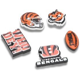 Set de 5 brelocuri Jibbitz™ pentru încălțăminte Nfl Cincinnati Bengals