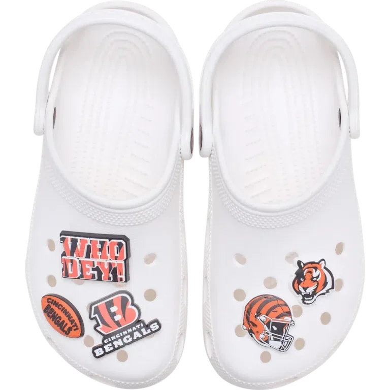 Set de 5 brelocuri Jibbitz™ pentru încălțăminte Nfl Cincinnati Bengals Set de 5 brelocuri Jibbitz™ pentru încălțăminte Nfl Cincinnati Bengals