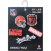 Set de 5 brelocuri Jibbitz pentru încălțăminte NFL Cleveland Browns Set de 5 brelocuri Jibbitz pentru încălțăminte NFL Cleveland Browns