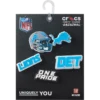 Set de 5 brelocuri Jibbitz pentru încălțăminte Nfl Detroit Lions Set de 5 brelocuri Jibbitz pentru încălțăminte Nfl Detroit Lions