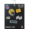 Set de 5 brelocuri Jibbitz pentru încălțăminte Nfl Green Bay Packers Set de 5 brelocuri Jibbitz pentru încălțăminte Nfl Green Bay Packers