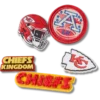 Set de 5 brelocuri Jibbitz pentru încălțăminte Nfl Kansas City Chiefs Set de 5 brelocuri Jibbitz pentru încălțăminte Nfl Kansas City Chiefs
