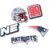 Set de 5 brelocuri Jibbitz pentru încălțăminte Nfl New England Patriots Set de 5 brelocuri Jibbitz pentru încălțăminte Nfl New England Patriots
