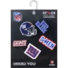 Set de 5 brelocuri Jibbitz pentru încălțăminte Nfl New York Giants Set de 5 brelocuri Jibbitz pentru încălțăminte Nfl New York Giants