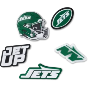 Set de 5 brelocuri Jibbitz pentru încălțăminte Nfl New York Jets