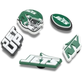 Set de 5 brelocuri Jibbitz pentru încălțăminte Nfl New York Jets