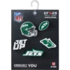 Set de 5 brelocuri Jibbitz pentru încălțăminte Nfl New York Jets Set de 5 brelocuri Jibbitz pentru încălțăminte Nfl New York Jets