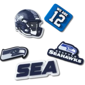 Set de 5 brelocuri Jibbitz™ pentru încălțăminte Nfl Seattle Seahawks