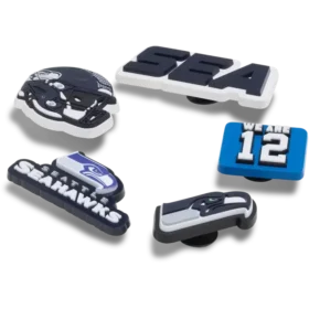Set de 5 brelocuri Jibbitz™ pentru încălțăminte Nfl Seattle Seahawks
