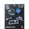 Set de 5 brelocuri Jibbitz™ pentru încălțăminte Nfl Seattle Seahawks Set de 5 brelocuri Jibbitz™ pentru încălțăminte Nfl Seattle Seahawks