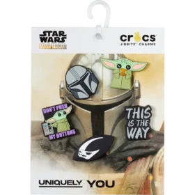 Set de 5 brelocuri Jibbitz pentru încălțăminte „The Mandalorian” de la Disney