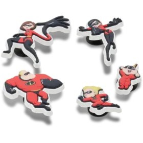 Set de 5 brelocuri Jibbitz Pixar Incredibles