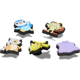 Set de 5 brelocuri Jibbitz™ Pokemon asortate