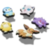 Set de 5 brelocuri Jibbitz™ Pokemon asortate Set de 5 brelocuri Jibbitz™ Pokemon asortate