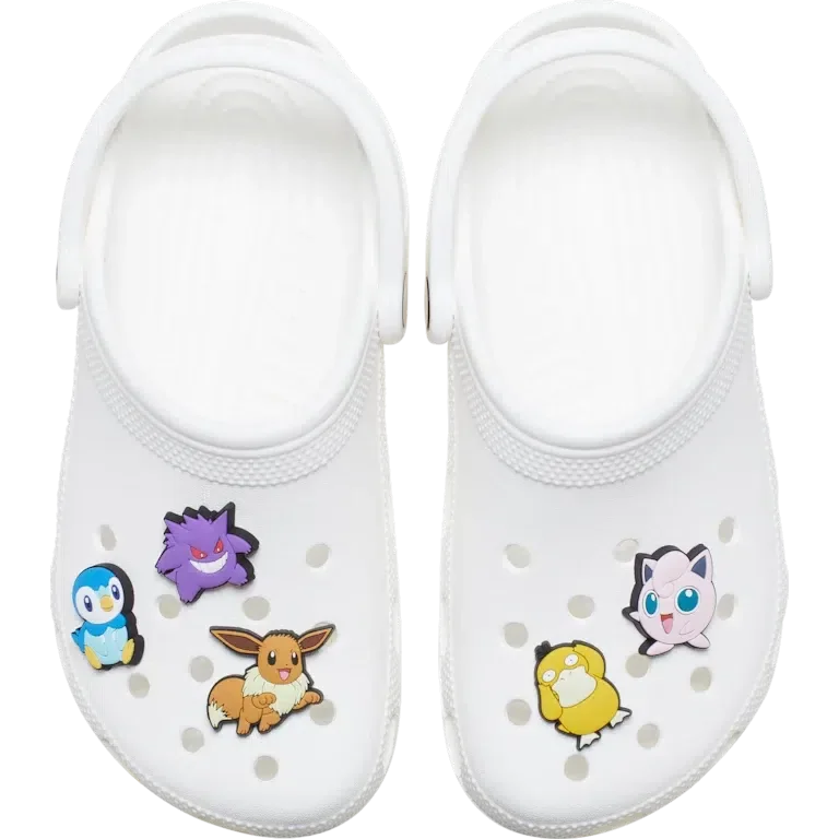 Set de 5 brelocuri Jibbitz™ Pokemon asortate Set de 5 brelocuri Jibbitz™ Pokemon asortate