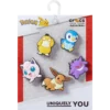 Set de 5 brelocuri Jibbitz™ Pokemon asortate Set de 5 brelocuri Jibbitz™ Pokemon asortate