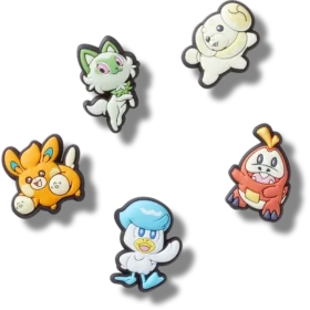 Set de 5 brelocuri Jibbitz™ Pokemon Paldea