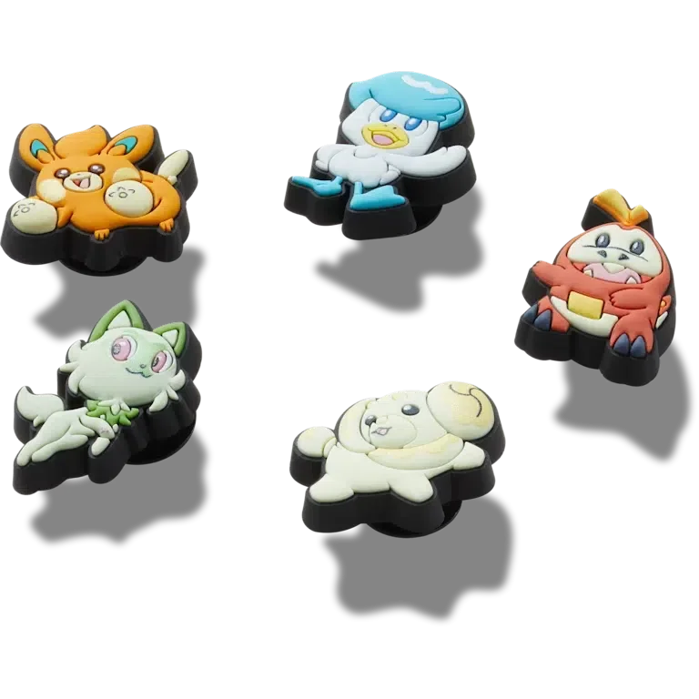 Set de 5 brelocuri Jibbitz™ Pokemon Paldea Set de 5 brelocuri Jibbitz™ Pokemon Paldea