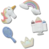 Set de 5 brelocuri Jibbitz „Pretty Princess”