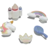 Set de 5 brelocuri Jibbitz „Pretty Princess”
