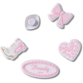 Set de 5 brelocuri Jibbitz Rodeo Cowgirl