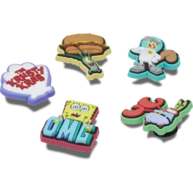 Set de 5 brelocuri Jibbitz Spongebob