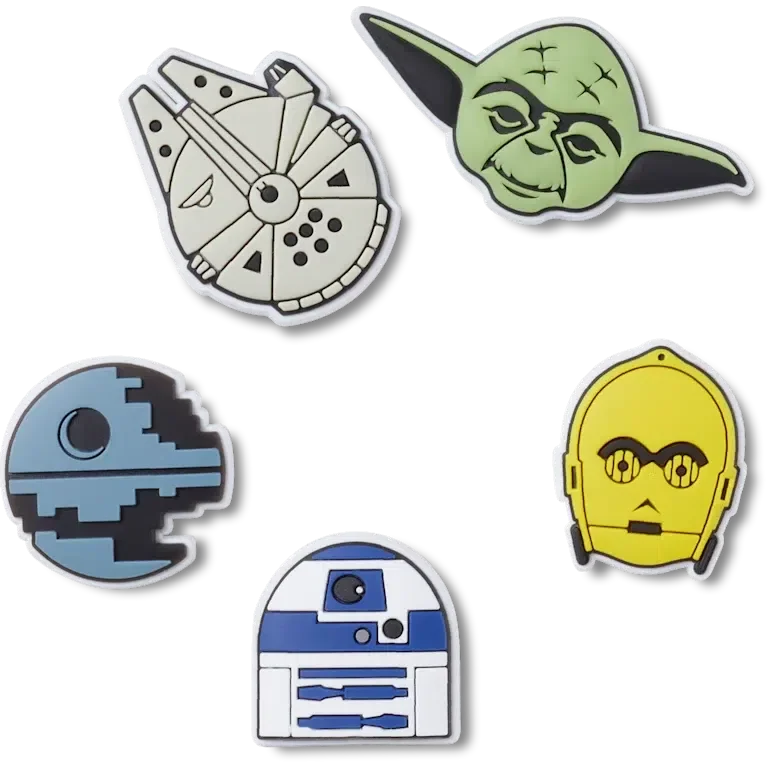 Set de 5 brelocuri Jibbitz™ Star Wars Set de 5 brelocuri Jibbitz™ Star Wars