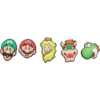 Set de 5 brelocuri Jibbitz™ Super Mario™ pentru încălțăminte Set de 5 brelocuri Jibbitz™ Super Mario™ pentru încălțăminte