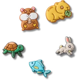 Set de 5 brelocuri Jibbitz™ Super Pets