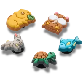 Set de 5 brelocuri Jibbitz™ Super Pets