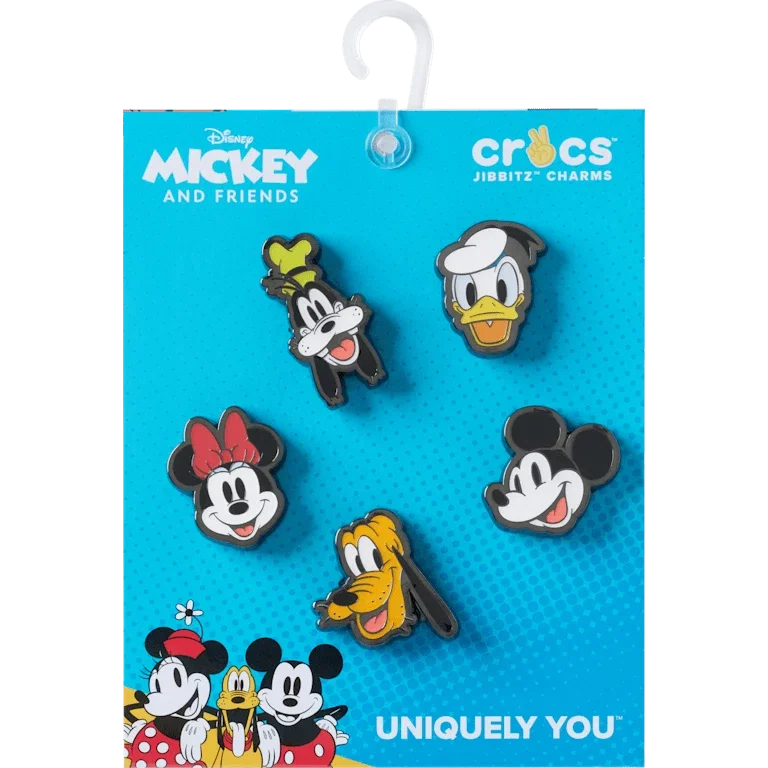 Set de 5 brelocuri pentru încălțăminte Jibbitz™ „Mickey & Friends Elevated” Set de 5 brelocuri pentru încălțăminte Jibbitz™ „Mickey & Friends Elevated”