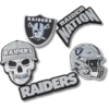 Set de 5 brelocuri pentru încălțăminte Nfl Las Vegas Raiders Set de 5 brelocuri pentru încălțăminte Nfl Las Vegas Raiders