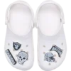 Set de 5 brelocuri pentru încălțăminte Nfl Las Vegas Raiders Set de 5 brelocuri pentru încălțăminte Nfl Las Vegas Raiders