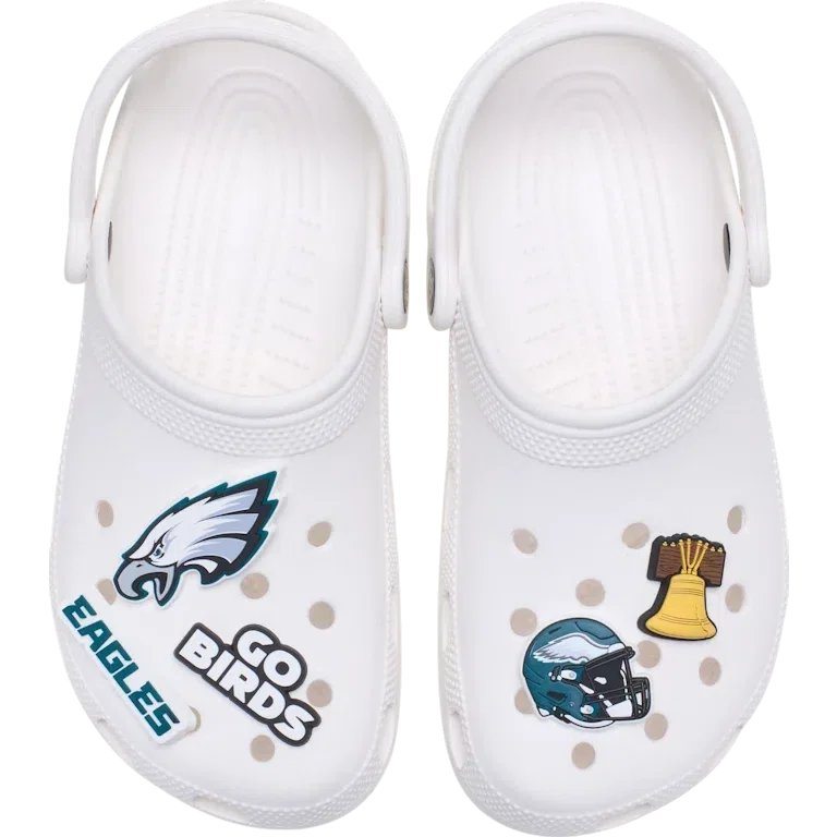Set de 5 brelocuri pentru încălțăminte NFL Philadelphia Eagles Set de 5 brelocuri pentru încălțăminte NFL Philadelphia Eagles